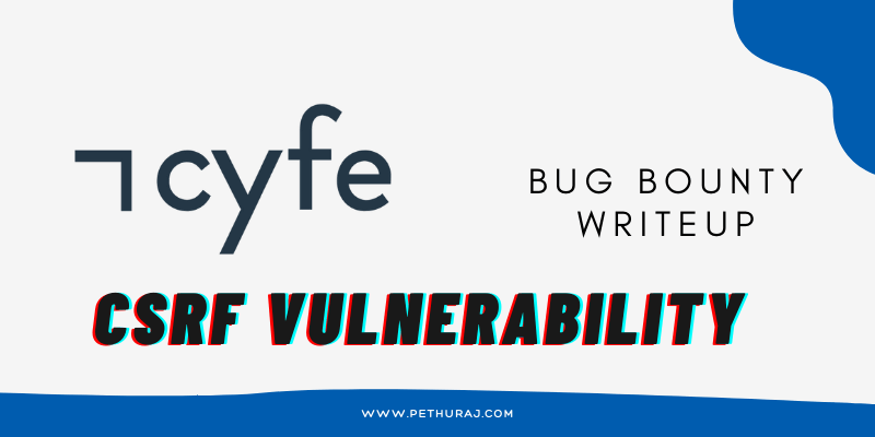 Cyfe.com – CSRF Vulnerability Writeup